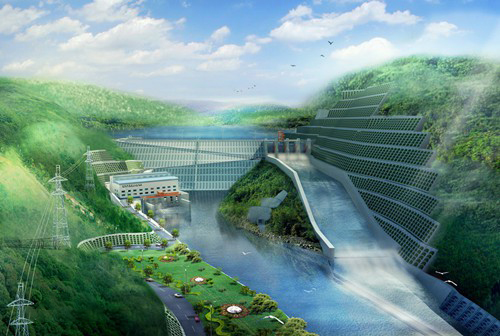 乌兰老挝南塔河1号水电站项目